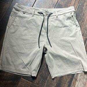 Roark Men's Khaki Flat Front Shorts